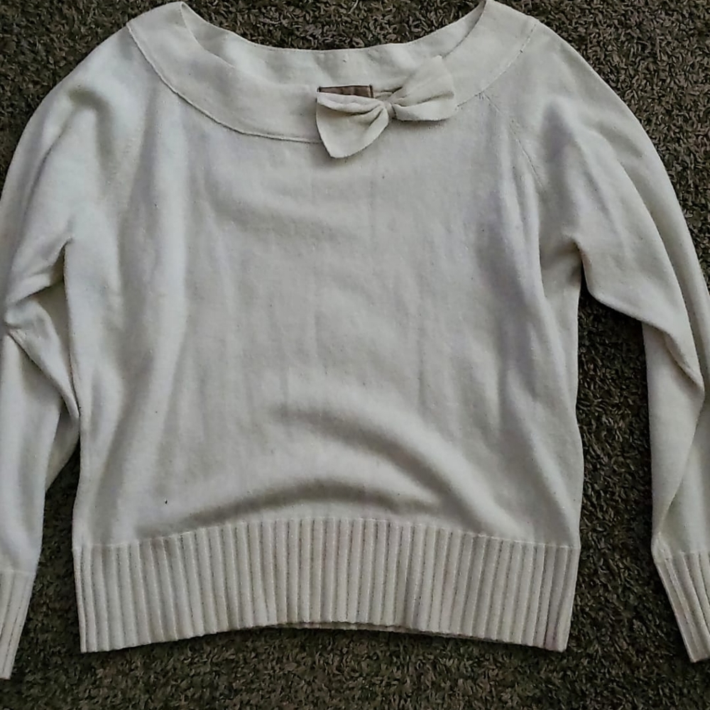 Off shoulder sweater